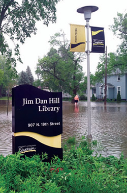 Flood on Campus