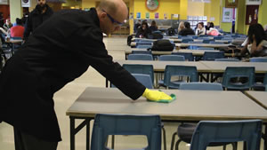 outsourced school janitorial services