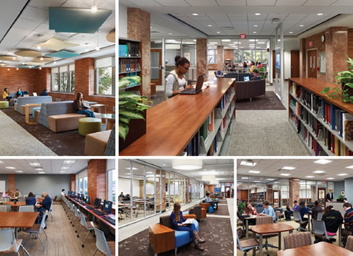 Villanova University: Falvey Library interior images