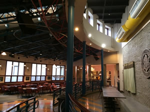 student dining space at Colgate University