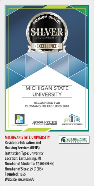 Michigan State University Silver Excellence Award