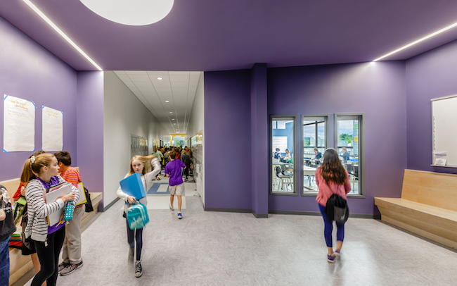 Renovation of the Gibbs School in Arlington, Massachusetts, began with a visioning process to determine the community’s goals and needs. Photo: courtesy of Finegold Alexander Architects