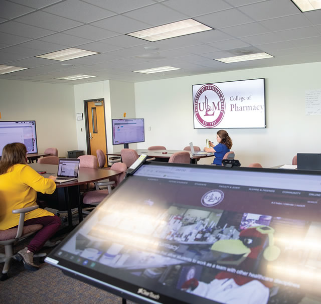 University of Louisiana Monroe Active Learning Classroom