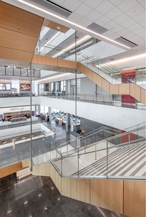 UNL Kiewit Hall Central Atrium