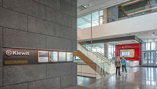 UNL Kiewit Hall Lobby
