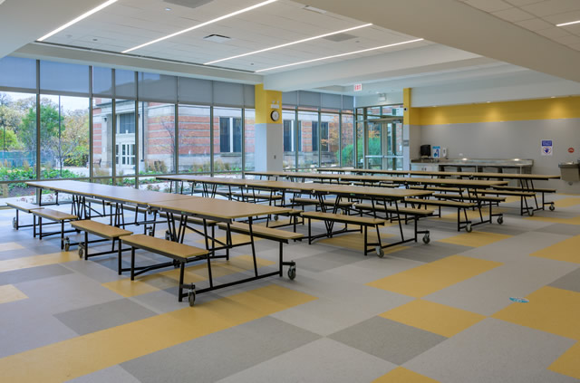 Thomas J. Waters Elementary School cafeteria