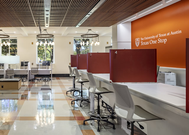University of Texas at Austin Texas One Stop workstations