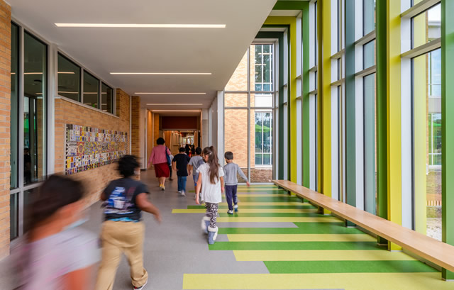 Sanchez Elementary School hallway