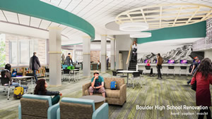 Boulder High School learning commons
