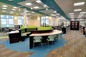 School Media Center / Library flooring