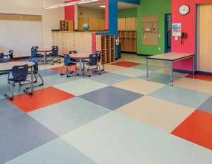 school classroom floor