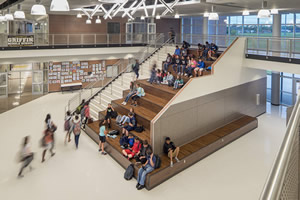 Griffin Middle School learning stairs