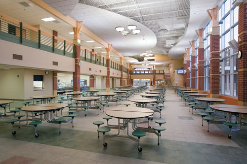 school cafeteria