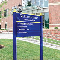 campus signage and wayfinding