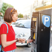 parking payment station