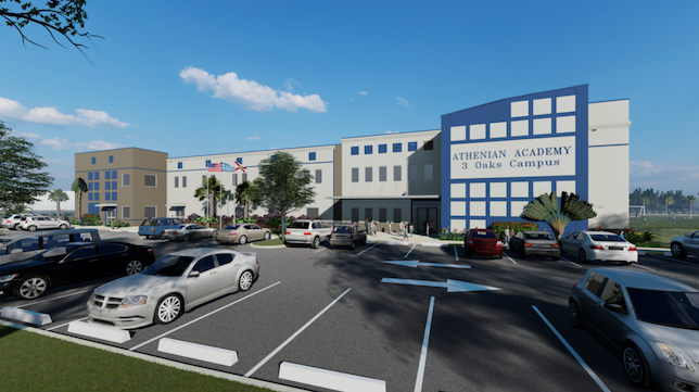 The new two-story, 68,000-square-foot building is estimated to cost $15 million. The school, designed and constructed by LAI Group, is expected to be finished by summer 2020. 