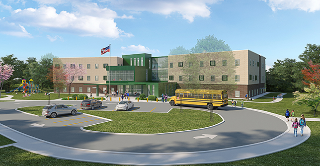 Gladstone Elementary School rendering