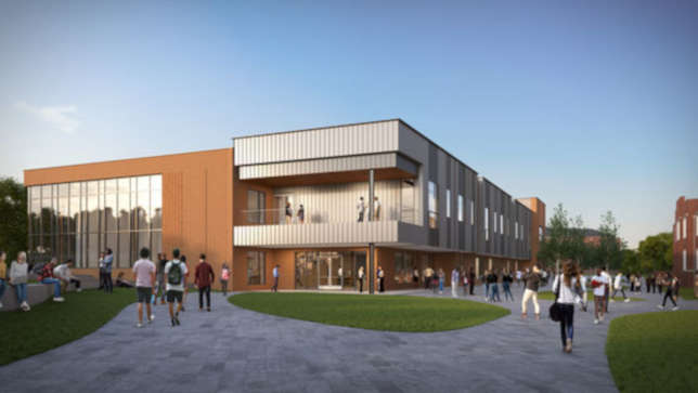 rendering of $58 Million New Campus Construction in teh Works for Residential STEM High School