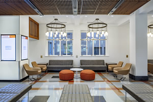 University of Texas at Austin Texas One Stop seating area