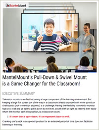 MantelMount’s Pull-Down & Swivel Mount is a Game Changer for the Classroom!