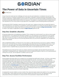 Power of Data in Uncertain Times
