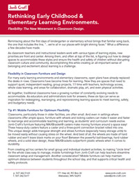 Rethinking Early Childhood and Elementary Learning Environments