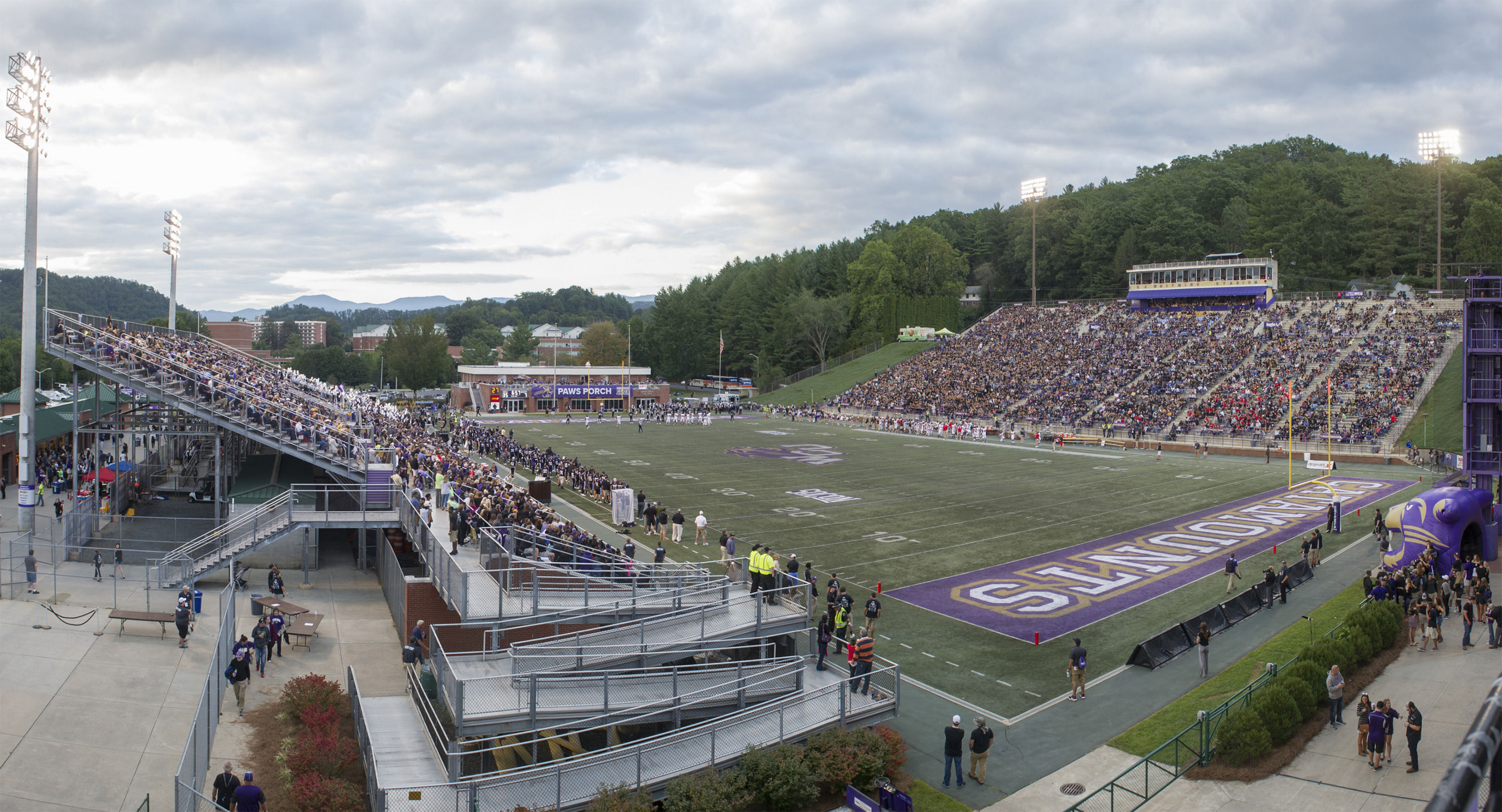 E.J. Whitmire Stadium at Western Carolina University, in busier days. Source: Western Carolina University