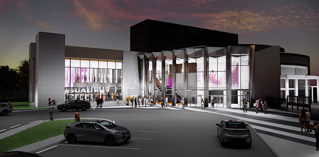 Booker High School Visual Performing Arts Center rendering