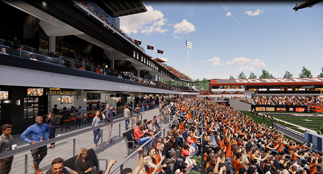 OSU Reser Stadium Rendering