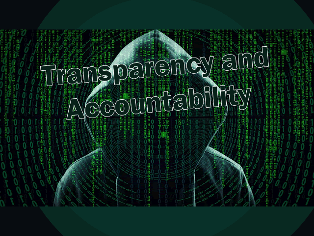 hooded figure behind a wall of computer code