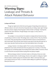 Warning Signs of School Attacks